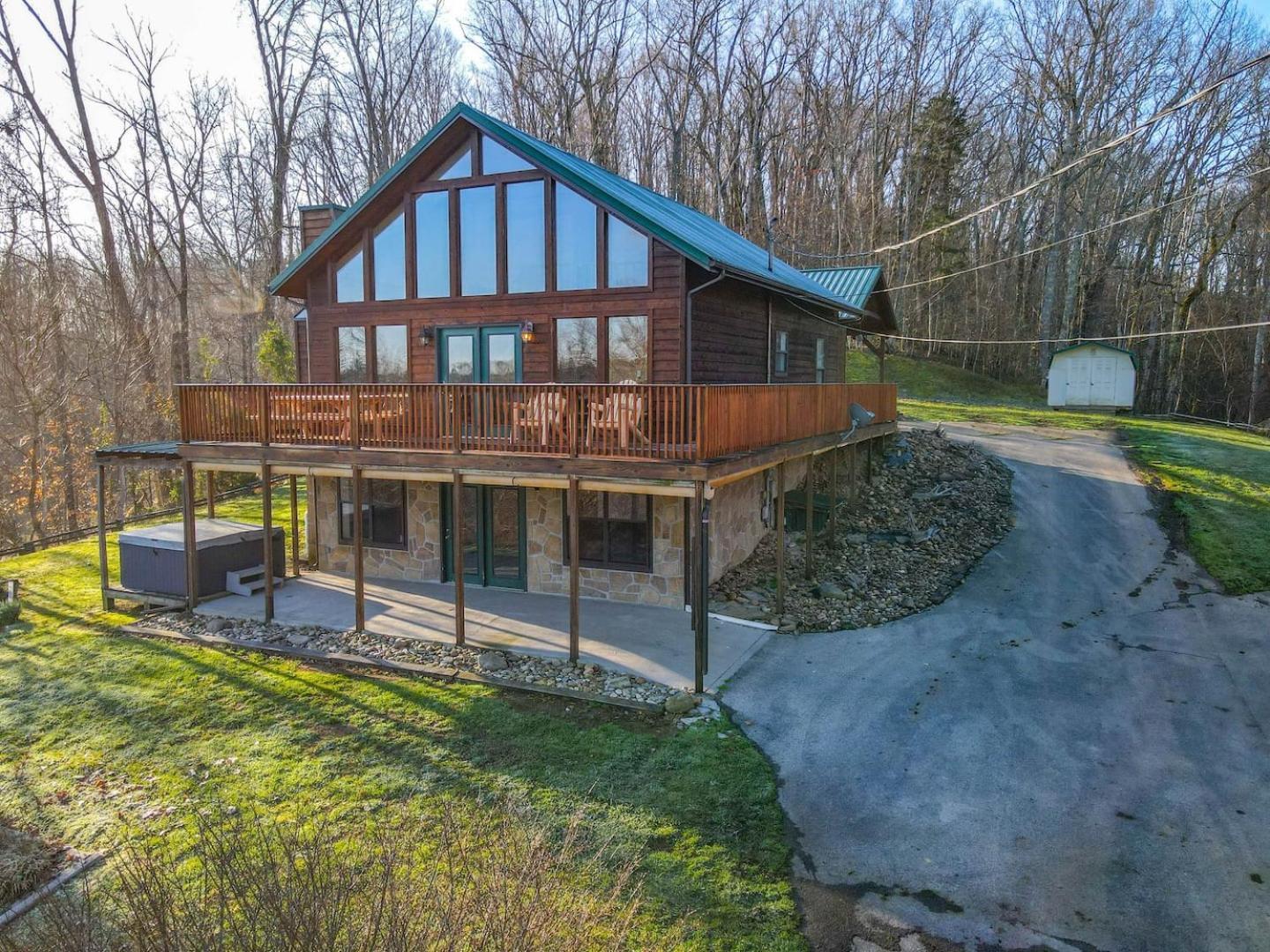 Dog Friendly! Views! Hot Tub! Close To Pf! Gsmnp Sevierville Kültér fotó